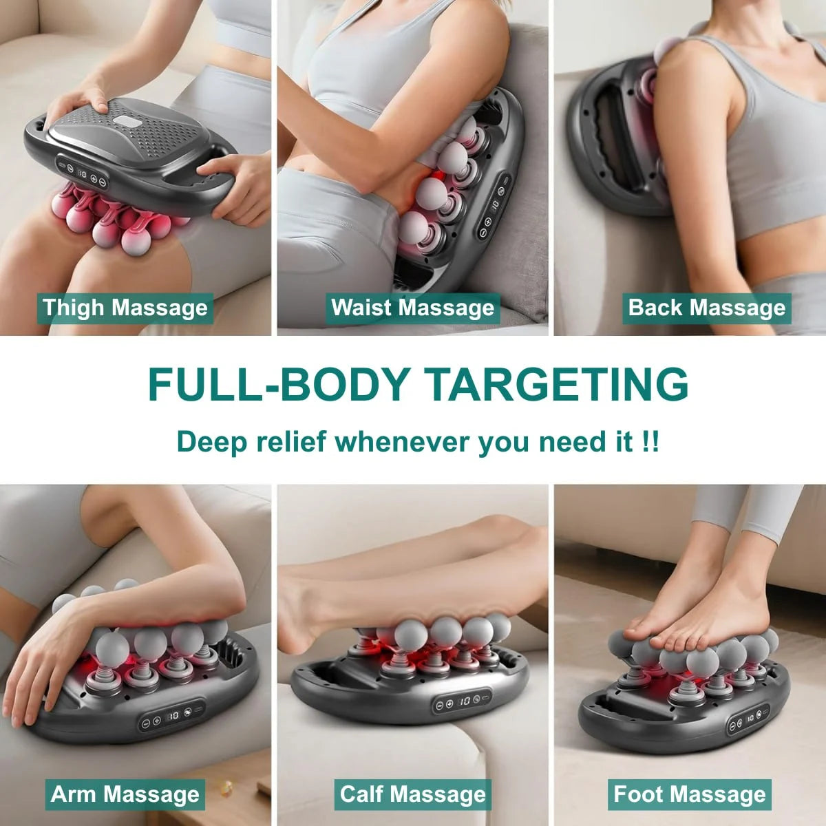 ZaviRoo™ 16-Head Deep Tissue Massager
